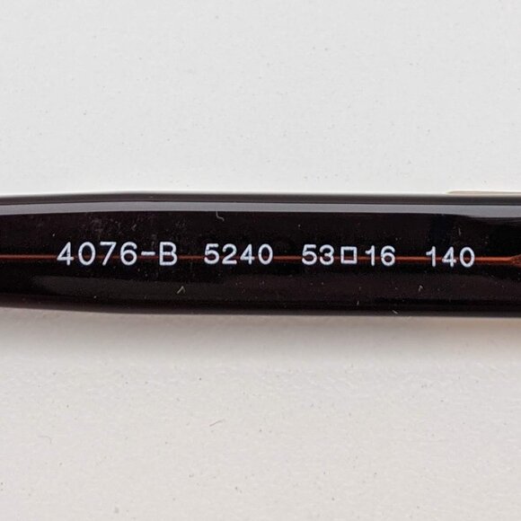 🕶️Bvlgari 4076-B 5240 Eyeglasses 53/16 140 /KAD129🕶️​ - Picture 6 of 7
